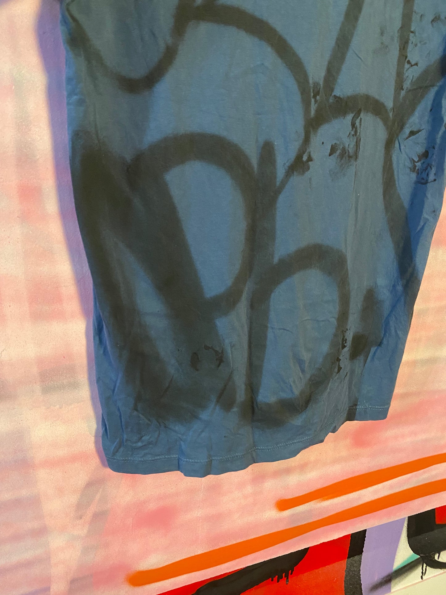 BLK & BLUE WEB TEE