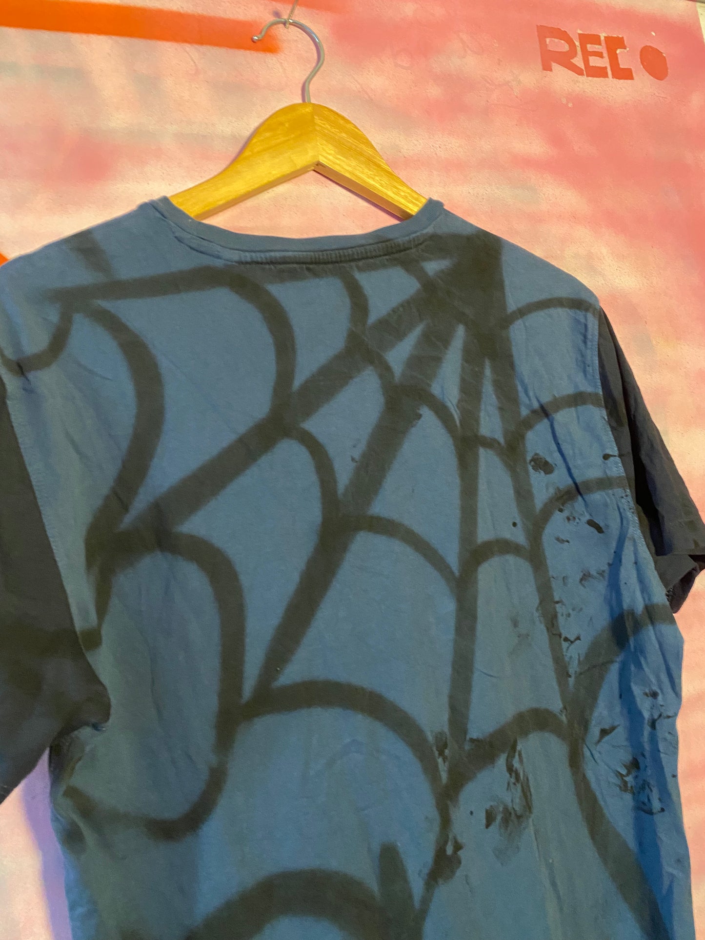 BLK & BLUE WEB TEE