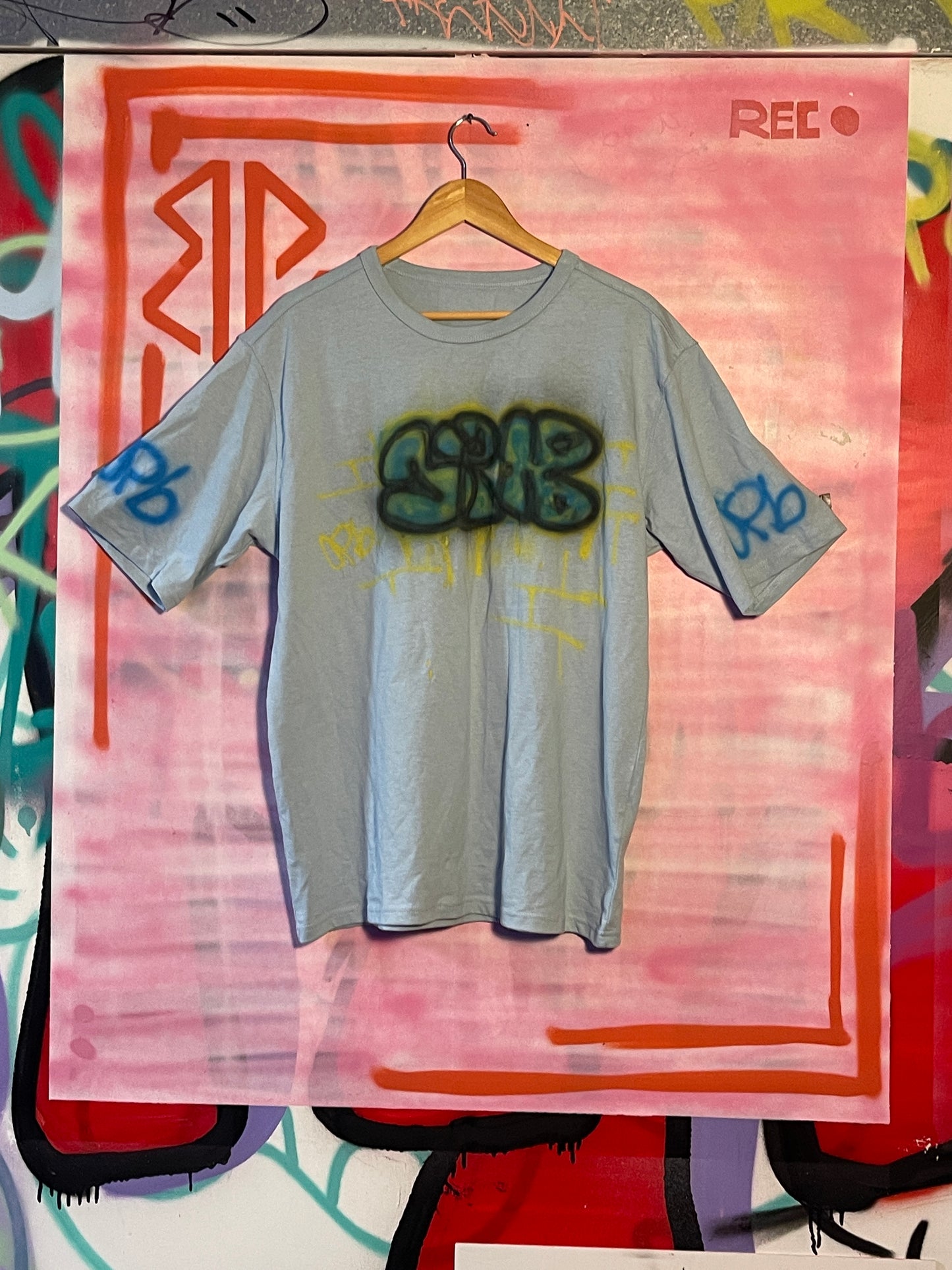 YLW & BLUE TEE