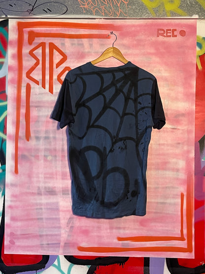 BLK & BLUE WEB TEE